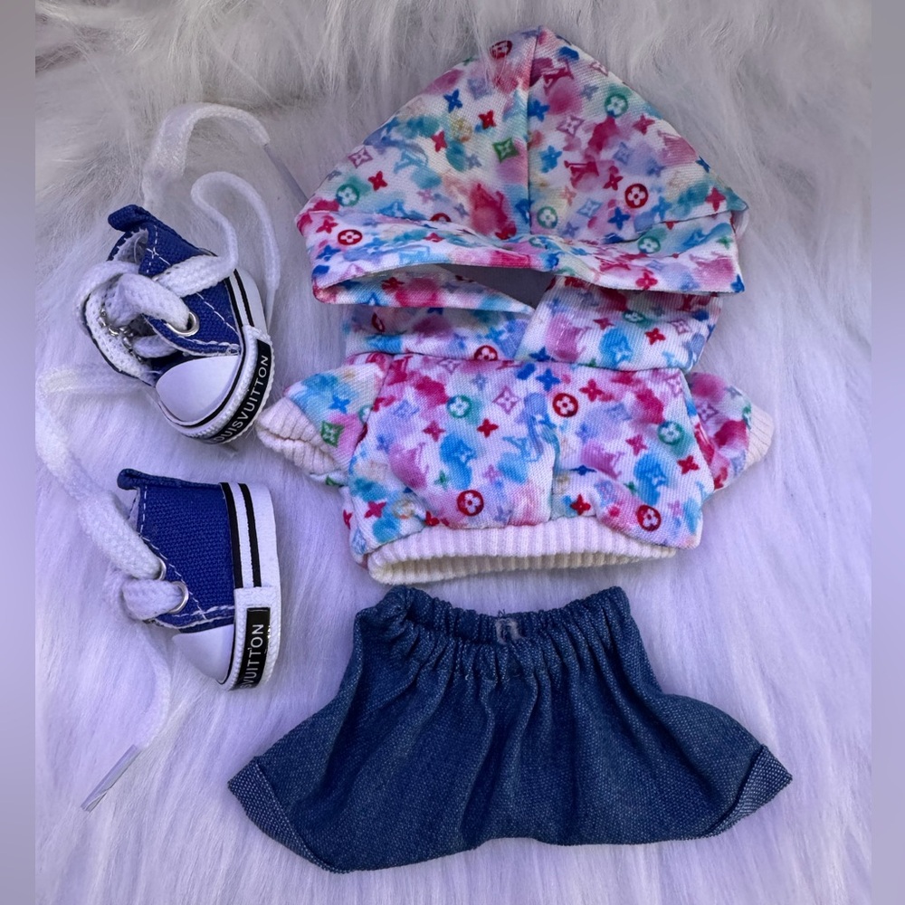 Labubu Monsters Outfit - Multicolor Hoodie Set